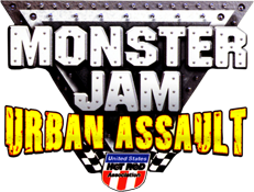 Monster Jam Urban Assault title screen for Nintendo DS